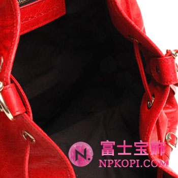 バレンシアガ（BALENCIAGA）POMPON GIANT　レディース2wayトートバッグ　レッド　285440-D94JO-6480 